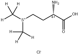 L-METHIONINE-D3 (S-METHYL-D3)-METHYL-D3 SULFONIUM CHLORIDE Struktur