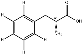 D-苯丙氨酸-D5, 362049-55-6, 结构式