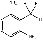 2,6-ジアミノトルエン-Α,Α,Α-D3 化学構造式