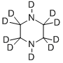 PIPERAZINE-D10 结构式