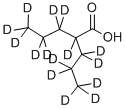 2-PROPYLPENTANOIC-D15 ACID Structure