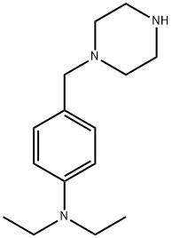 DIETHYL-(4-PIPERAZIN-1-YLMETHYL-PHENYL)-AMINE Structure