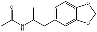 N-acetyl-3,4-methylenedioxyamphetamine hydrochloride Struktur