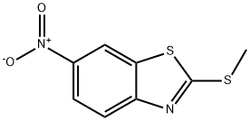 2-(METHYLTHIO)-6-NITRO-1,3-BENZOTHIAZOLE Structure