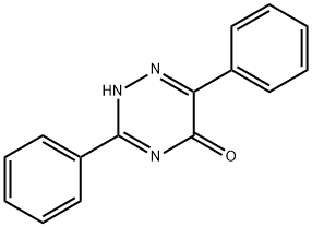 3,6-ジフェニル-1,2,4-トリアジン-5(4H)-オン 化学構造式