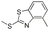 Benzothiazole, 4-methyl-2-(methylthio)- (7CI,8CI,9CI) Structure