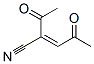2-Pentenenitrile, 2-acetyl-4-oxo- (9CI) Struktur