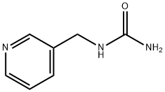 (3-ピリジニルメチル)尿素 化学構造式