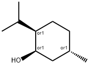 rel-(1R*,2R*,5S*)-2-イソプロピル-5-メチル-1-シクロヘキサノール 化学構造式