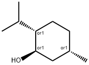rel-2β*-イソプロピル-5β*-メチル-1α*-シクロヘキサノール 化学構造式