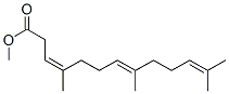 (3Z,7E)-4,8,12-Trimethyl-3,7,11-tridecatrienoic acid methyl ester 结构式