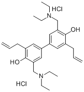 Bialamicol hydrochloride Struktur
