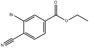 Ethyl 3-broMo-4-cyanobenzoate Structure