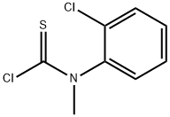 N-(2-CHLOROPHENYL)-N-METHYLTHIOCARBAMOYL CHLORIDE Structure