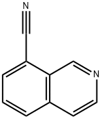 8-Isoquinolinecarbonitrile(9CI) 结构式