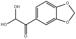 3,4-(亚甲基二氧基)苯基乙二醛水合物, 362609-92-5, 结构式