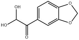 3,4-(METHYLENEDIOXY)PHENYLGLYOXAL HYDRATE Structure