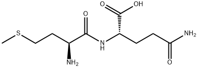 Nα-L-メチオニル-L-グルタミン 化学構造式