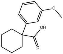 1-(3-METHOXYPHENYL)-CYCLOHEXANECARBOXYLIC ACID Struktur