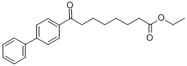 ETHYL 8-(4-BIPHENYL)-8-OXOOCTANOATE Structure