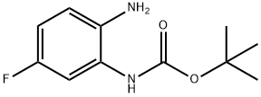 2-BOC-氨基-4-氟苯胺, 362670-07-3, 结构式