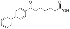 7-(4-ビフェニル)-7-オキソヘプタン酸 化学構造式
