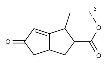 2-Pentalenecarboxylicacid,2-amino-1,2,3,3a,4,5-hexahydro-5-oxo-,methyl Struktur