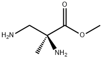 2,3-DIAMINO-2-METHYL-PROPANOIC ACID METHYL ESTER Structure