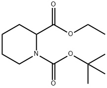 Ethyl 1-Boc-piperidine-2-carboxylate Structure