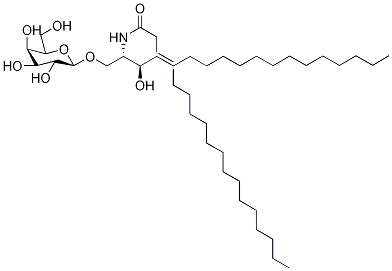 N-stearoyl cerebroside 结构式
