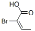 (E)-2-Bromo-2-butenoic acid Struktur