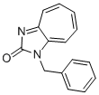 1-(フェニルメチル)シクロヘプタイミダゾール-2(1H)-オン 化学構造式