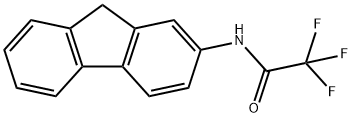 N-(9H-フルオレン-2-イル)-2,2,2-トリフルオロアセトアミド 化学構造式