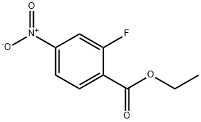 ETHYL 2-FLUORO-4-NITROBENZOATE Struktur