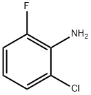 2-Chloro-6-fluoroaniline Struktur