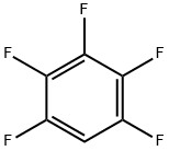 ペンタフルオロベンゼン 化学構造式