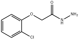 2-氯苯氧基乙酸肼,36304-40-2,结构式