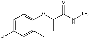 2-(4-氯-2-甲基苯氧基)丙酰肼, 36304-48-0, 结构式