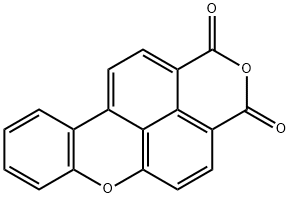1H,3H-イソクロメノ[6,5,4-mna]キサンテン-1,3-ジオン 化学構造式
