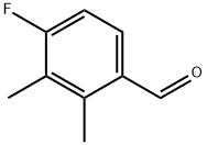4-FLUORO-2,3-DIMETHYLBENZALDEHYDE, 363134-37-6, 结构式