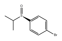 1-Bromo-4-[(2-methylpropane)sulfinyl]benzene Struktur