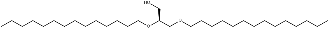 1,2-O-双十四烷基-rac-甘油, 36314-51-9, 结构式