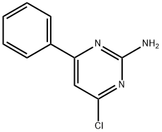 2-AMINO-4-CHLORO-6-PHENYLPYRIMIDINE Struktur