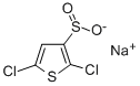 2,5-DICHLOROTHIOPHENE-3-SULFINIC ACID SODIUM SALT 化学構造式