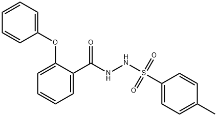 N-(2-PHENOXYBENZOYL)-N'-(P-TOSYL)HYDRAZINE Structure