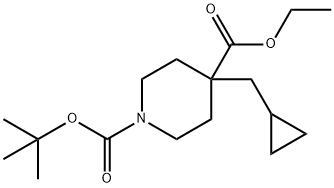 1-TERT-BUTYL 4-ETHYL 4-(CYCLOPROPYLMETHYL)PIPERIDINE-1,4-DICARBOXYLATE|