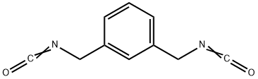 m-キシリレン ジイソシアナート 化学構造式