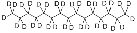 N-ペンタデカン-D32 化学構造式