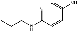 (Z)-4-オキソ-4-(プロピルアミノ)-2-ブテン酸 化学構造式