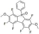 1,2,4,6,8,9-Hexafluoro-3,7-dimethoxy-5-phenyl-5H-dibenzophosphole 5-oxide 结构式
